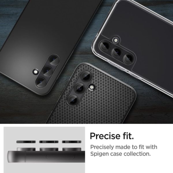 SPIGEN OPTIK.TR EZ FIT CAMERA PROTECTOR 2-PACK GALAXY S23 FE BLACK (AGL06987) - Image 11